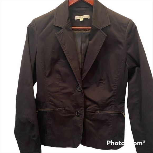 Cleo double front button closure Blazer 2 Front pockets with zippers.Siz… - Picture 1 of 7